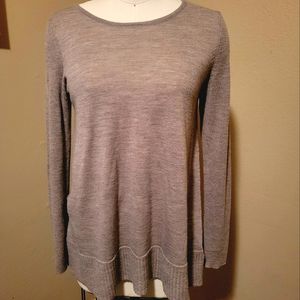 Kenar extra fine merino wool sweater, med, tan